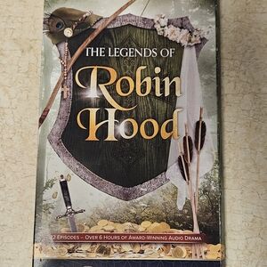 Robin Hood Audio Drama with Green and Gold Cover